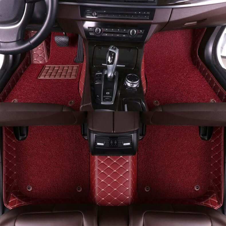 5D double layer car mat