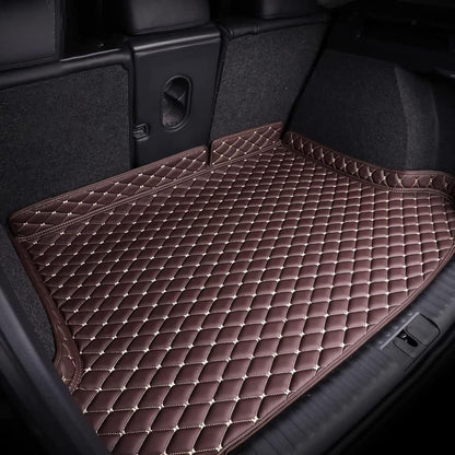 Waterproof antislip Custom trunk Mats – Full Coverage Floor Protection 2d diamond trunk mats